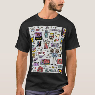 Camiseta Porodles da série TV: Engraçado Vintage Set.