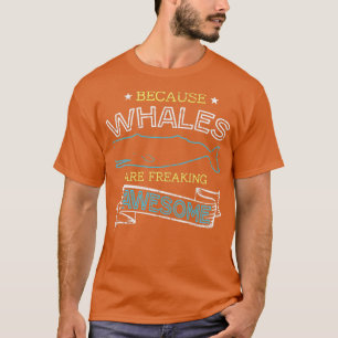 Camiseta Porque As Baleias São Incríveis