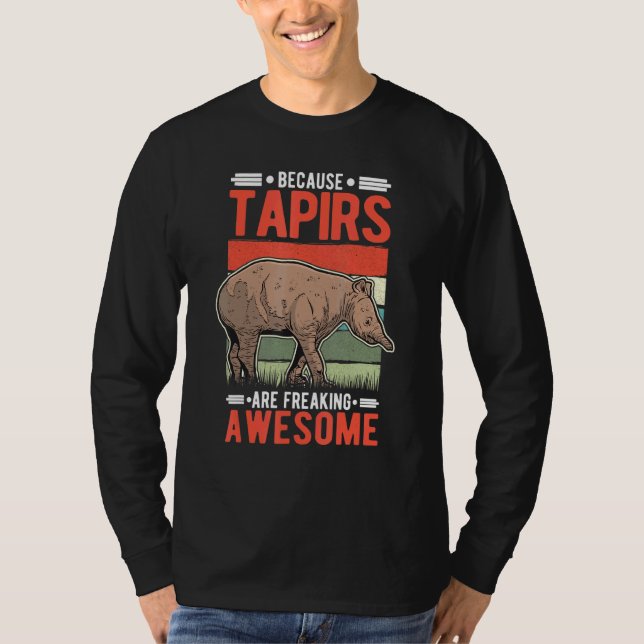 Camiseta Porque As Tapirs São Tapir Incrível (Frente)