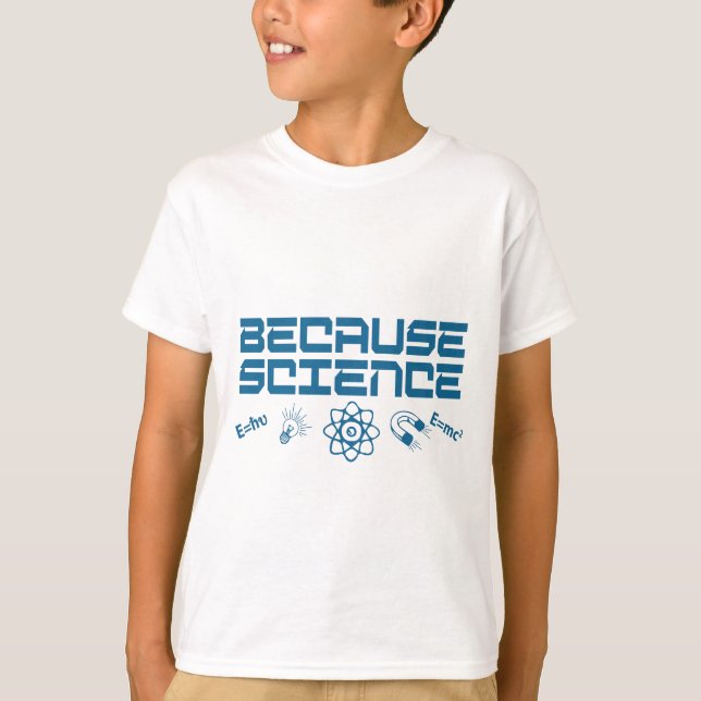Camiseta Porque ciência (Frente)