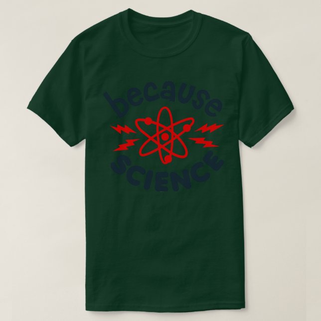 Camiseta Porque ciência (Frente do Design)