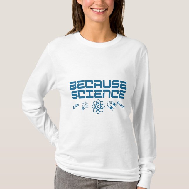 Camiseta Porque ciência (Frente)