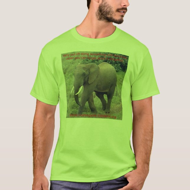 Camiseta Porque elefante fora psto 2 (Frente)
