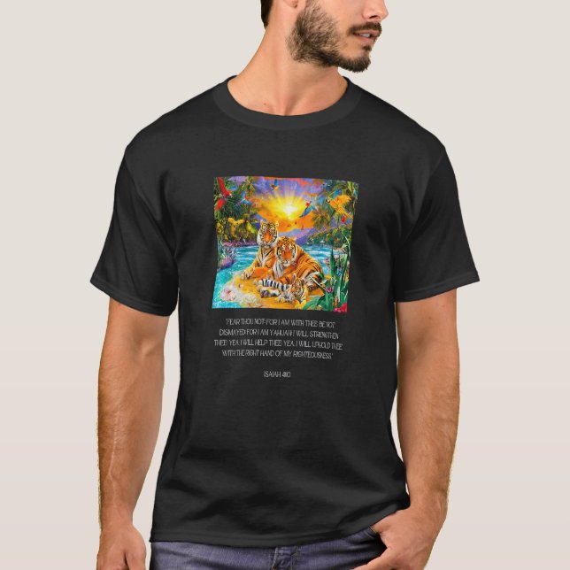 Camiseta Porque Eu Sou Yahuah E Vou Fortalecê-Lo (Frente)