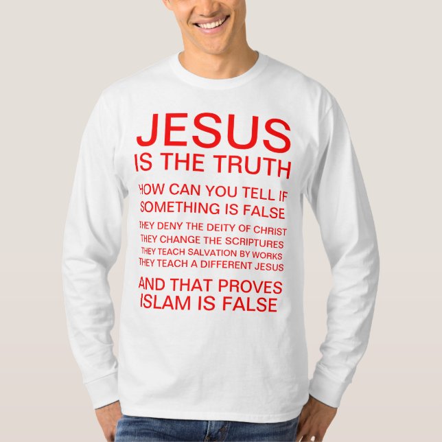 Camiseta Porque Jesus morreu (Frente)