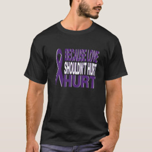 Camiseta Porque o amor não deve ferir a violência doméstica