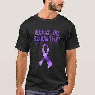 Camiseta Porque o amor não deve ferir a violência doméstica