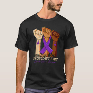 Camiseta Porque o amor não deve ferir a violência doméstica