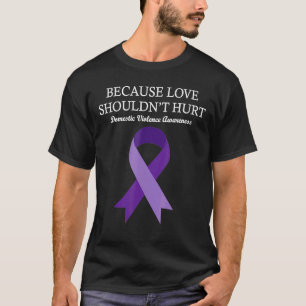 Camiseta Porque o amor não deve ferir a violência doméstica
