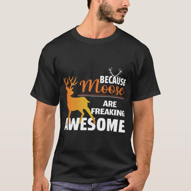 Camiseta Porque os alces são incrivelmente fantásticos Cami (Frente)