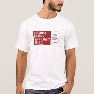 Camiseta Porque os cérebros não devem sangrar
