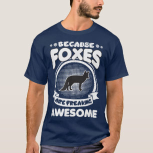 Camiseta Porque Os Raposos Estão A Assustar Raposos Incríve