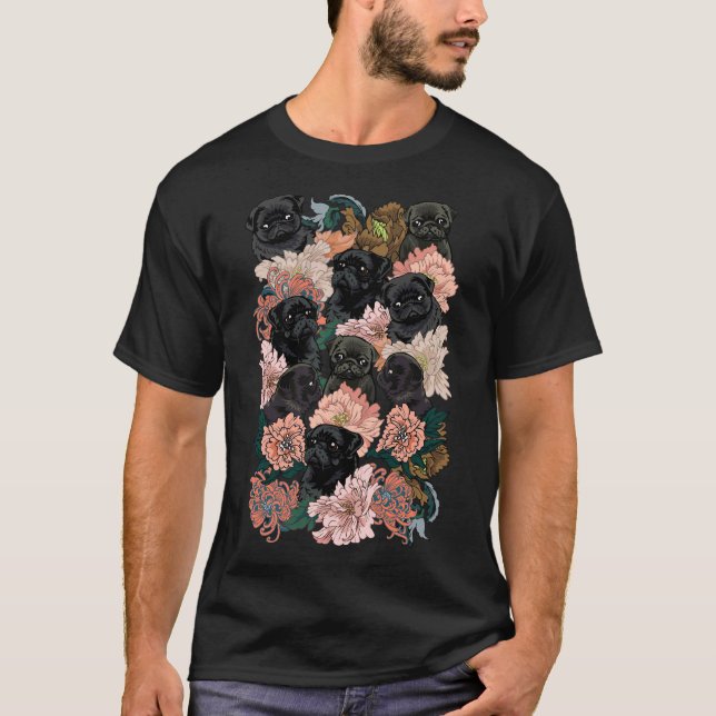 Camiseta Porque Pug Preto 263 (Frente)