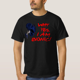 Camiseta Porque sim, eu sou Bionic! Cirurgia de Posto de su