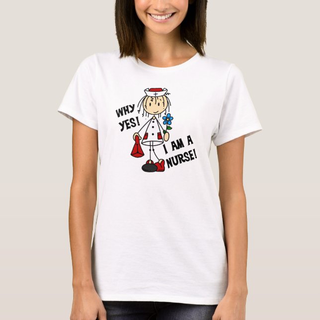 Camiseta Porque sou enfermeira? (Frente)