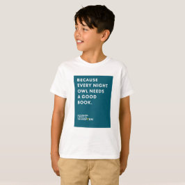 Camiseta Porque t-shirt dos meninos da coruja de noite