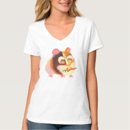 Camiseta Porquinho-da-índia Brilhante Fofa
