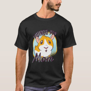 Camiseta Porquinho-da-índia Mãe Mamãe Filhos Porquinho-da-í