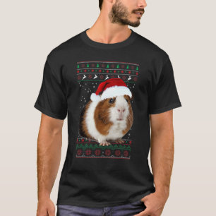 Camiseta Porquinho-da-índia Roupa De Natal Pj Pijama Porqui