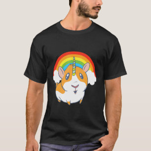 Camiseta Porquinho-da-índia Unicórnio Mãe de Porquinhos-da-