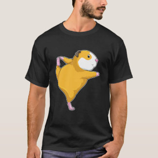 Camiseta Porquinho-da-índia Yoga Fitness Esportes
