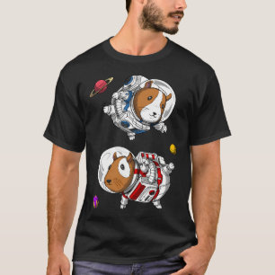 Camiseta Porquinhos-da-índia Astronautas Espaciais