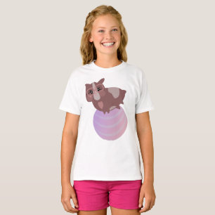 Camiseta Porquinhos-da-índia Fofos se Exercitando