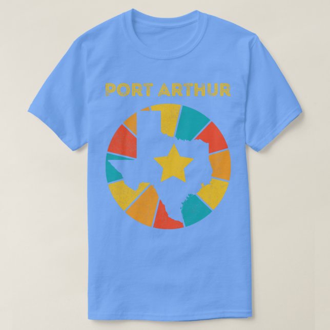 Camiseta Port Arthur Texas Vintage desapontou Souvenir (Frente do Design)