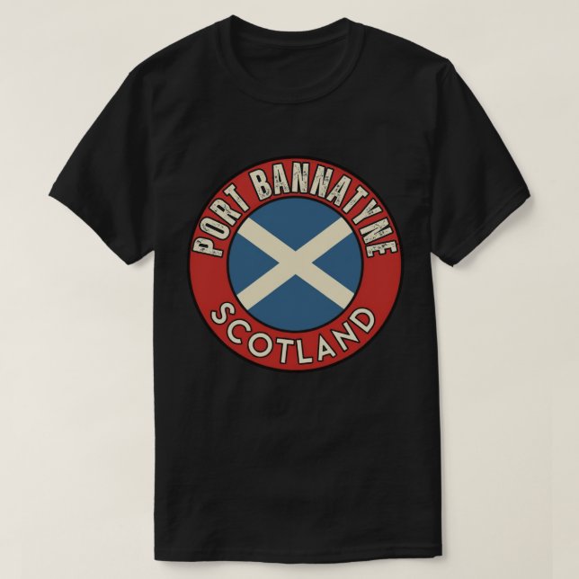 Camiseta Port Bannatyne, Escócia (Frente do Design)