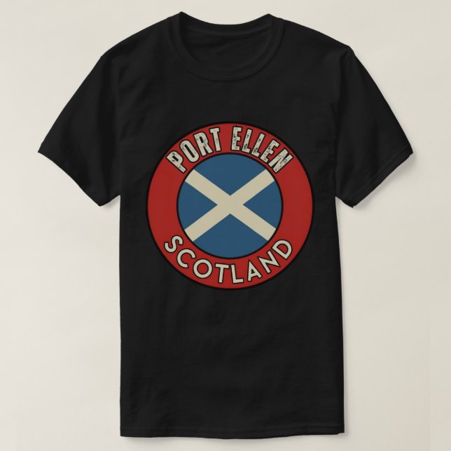 Camiseta Port Ellen, Escócia (Frente do Design)