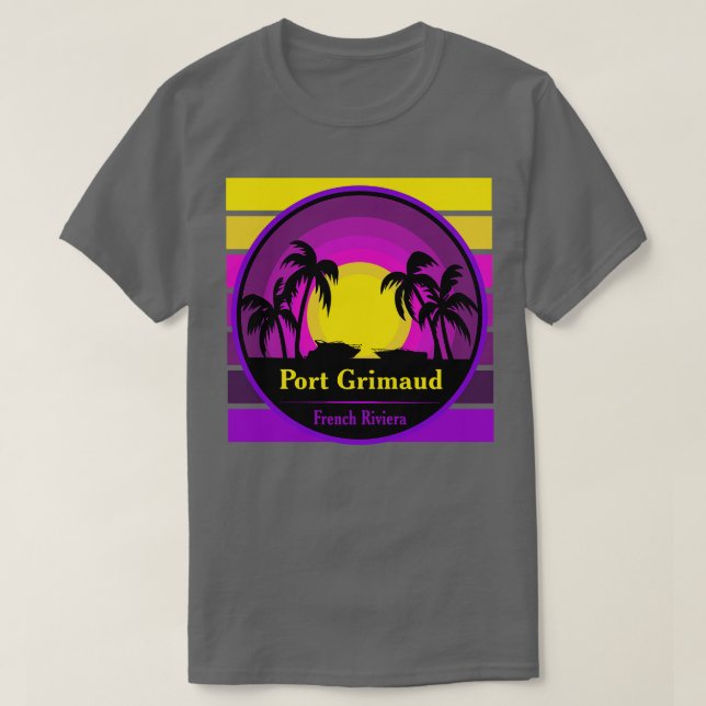 Camiseta Port Grimaud Franch Riviera (Frente do Design)
