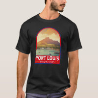 Port Louis Maurícia Viagem Art Vintage