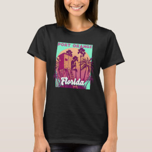 Camiseta Port Orange FL Flórida vintage retroroceânica cena