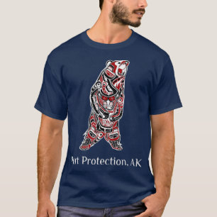 Camiseta Port Protection Alaska Native American Brown