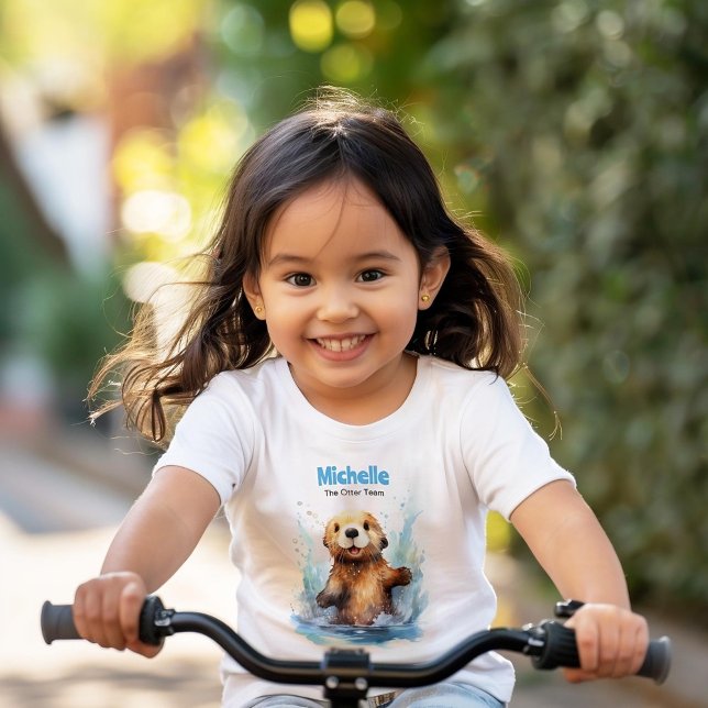 Camiseta Porta-Bebês Cura em Placas de Água Personalizadas (Criador carregado)