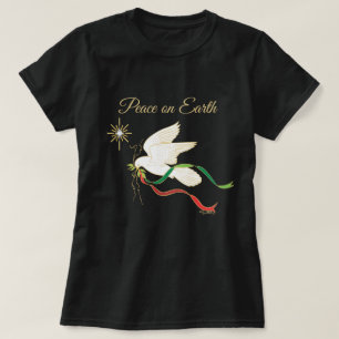 Camiseta Porta Branca Espalhando Paz Na Terra