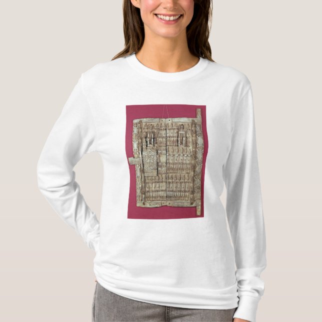 Camiseta Porta cinzelada para um celeiro (Frente)