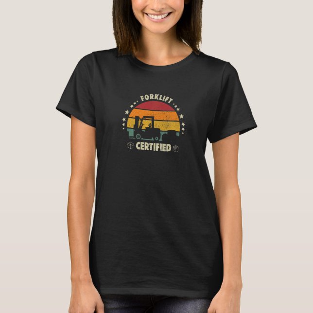 Camiseta Porta-controladora do empilhador de retrorreflecto (Frente)