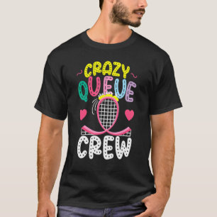 Camiseta Porta copos De Roller Para A Tripulação De Filas P