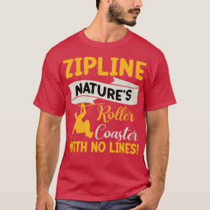 Camiseta porta copos do cilindro de naturezas zipline sem l
