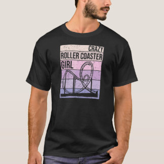 Camiseta Porta copos Louca, Parque De Amusement Para Mulher