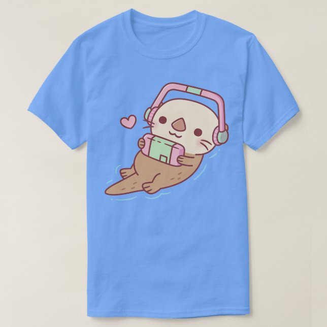 Camiseta Porta de mar em branco g com console de jogos (Frente do Design)