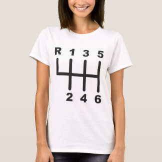 Camiseta Porta do deslocamento de 6 velocidades