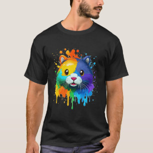 Camiseta Porta legal de abertura colorida de abertura com f