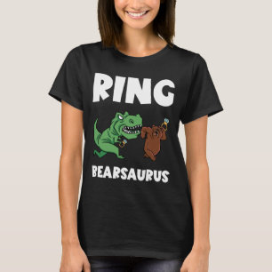 Camiseta Portador de Aliança Engraçado Urso de Segurança Di