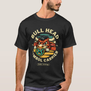 Camiseta Portador do símbolo da cabeça de touro