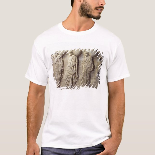 Camiseta Portadores de Hydria do friso norte (Frente)