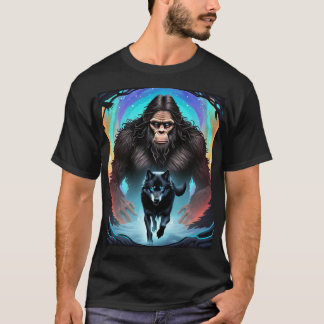 Camiseta Portal Bigfoot e Wolf