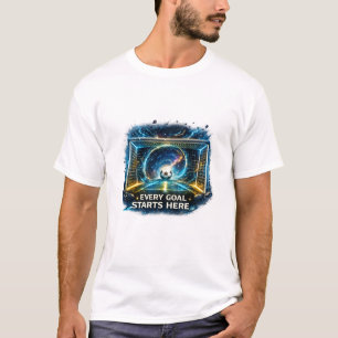 Camiseta Portal de Gol de Futebol   Todo Gol Começa Aqui De