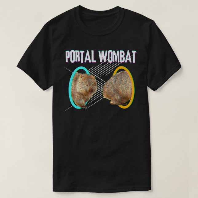 Camiseta Portal Wombat Dank Memória Para Alugueiros (Frente do Design)